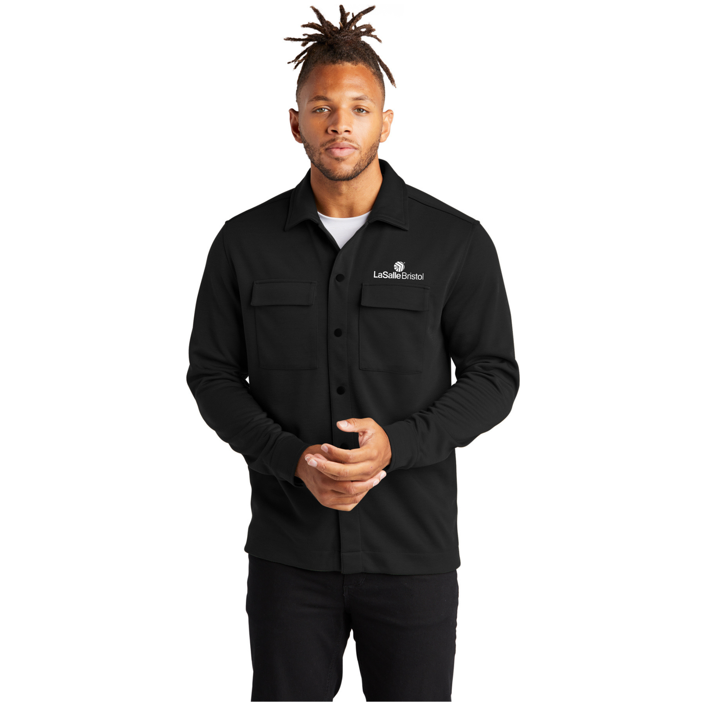 Mercer+Mettle® Double-Knit Snap Front Jacket - MM3004