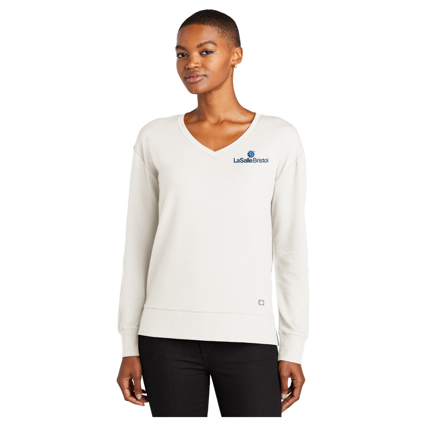 OGIO® Women's Luuma Flex Long Sleeve V-Neck - LOG825