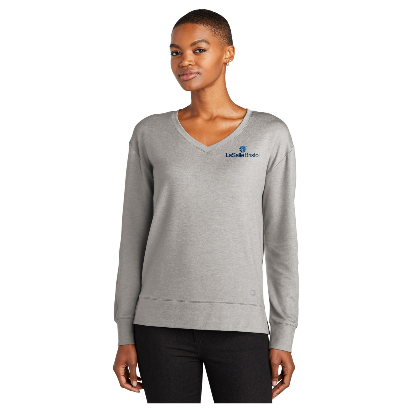 OGIO® Women's Luuma Flex Long Sleeve V-Neck - LOG825