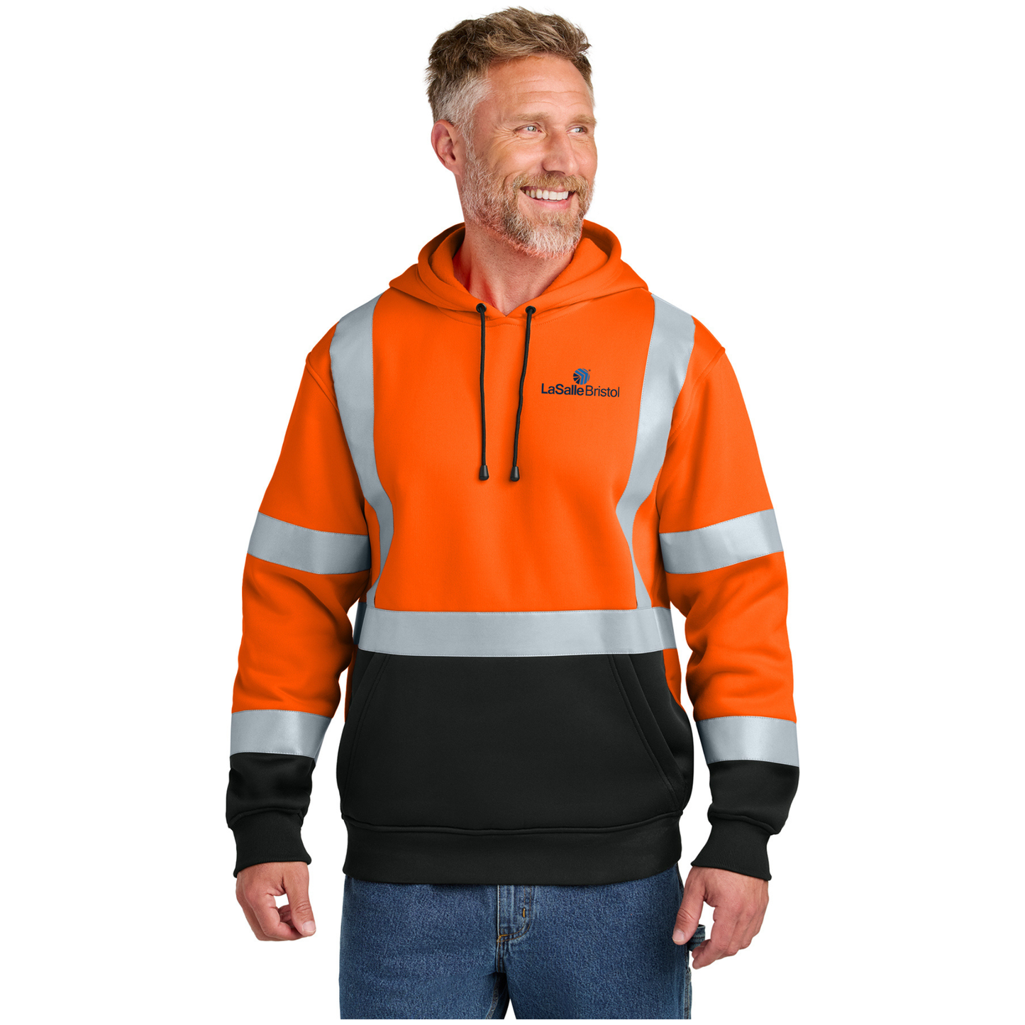 CornerStone® ANSI 107 Class 3 Heavy-Duty Fleece Pullover Hoodie - CSF301